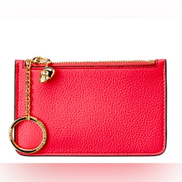 Alexander McQueen Handbags - COPY - NWT LUXURY AUTHENTIC RARE Alexander McQueen red pebbled leather Key Ring…